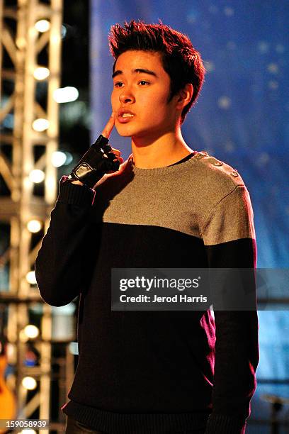 Will Jay of IM5 performs at the CHILL-OUT closing night concert at The Queen Mary on January 6, 2013 in Long Beach, California.