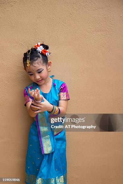 little indian girl - fake of indian girls stock pictures, royalty-free photos & images