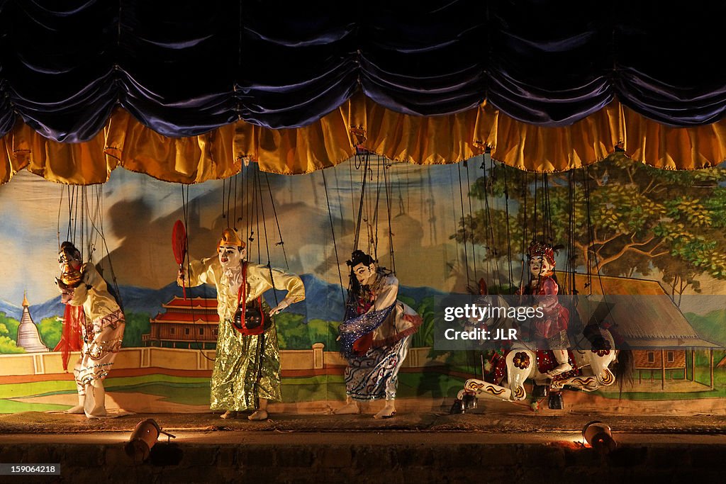 Traditional Puppet Show - Myanmar