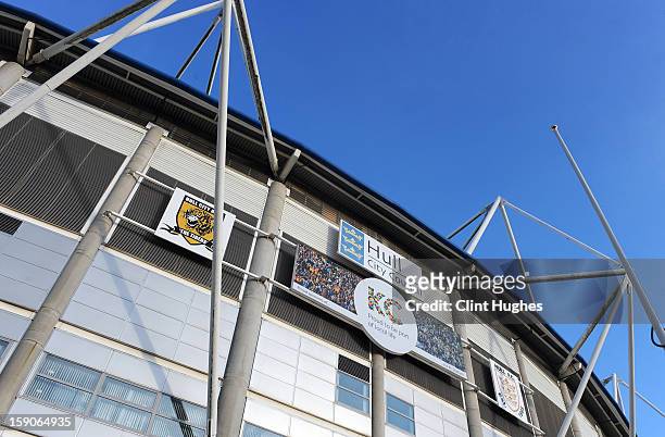 General view of the KC Stadium during the FA Cup with Budweiser Third Round match between Hull City and Leyton Orient at the KC Stadium on January 5,...