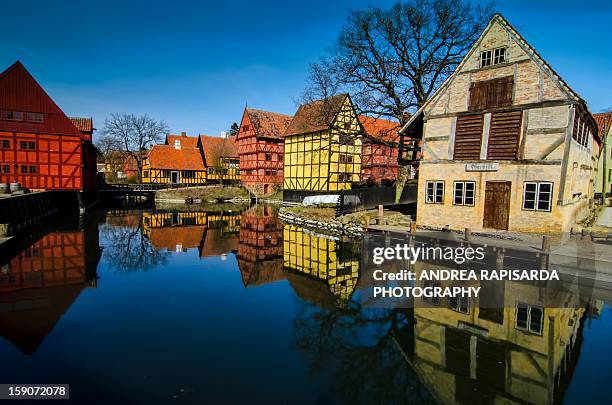 den gamle by - aarhus stock-fotos und bilder