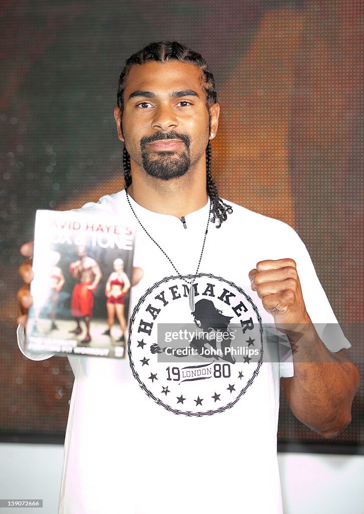 David Haye - HMV DVD Signing