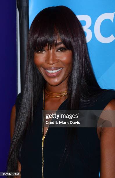 Model Naomi Campbell attends the 2013 TCA Winter Press Tour NBC Universal Day 2 at The Langham Huntington Hotel and Spa on January 7, 2013 in...