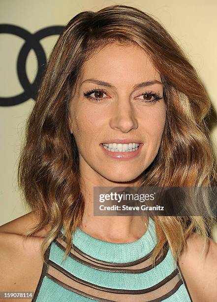 Dawn Olivieri arrives at the Audi Golden Globe 2013 Kick Off Cocktail Party at Cecconi's Restaurant on January 6, 2013 in Los Angeles, California.
