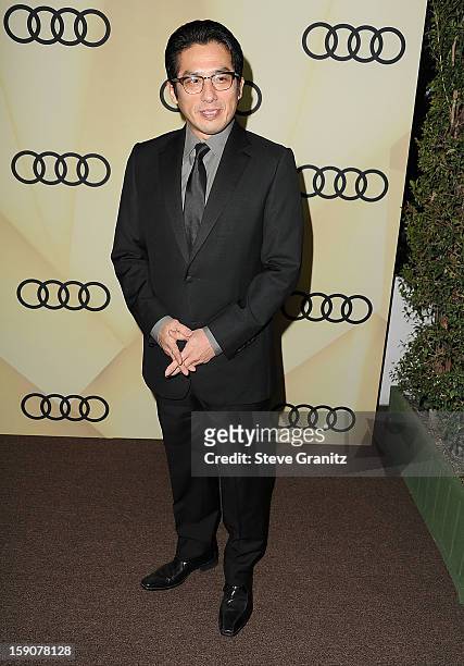 Hiroyuki Sanada arrives at the Audi Golden Globe 2013 Kick Off Cocktail Party at Cecconi's Restaurant on January 6, 2013 in Los Angeles, California.