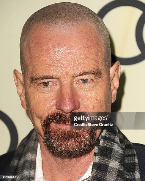 Bryan Cranston arrives at the Audi Golden Globe 2013 Kick Off Cocktail Party at Cecconi's Restaurant on January 6, 2013 in Los Angeles, California.