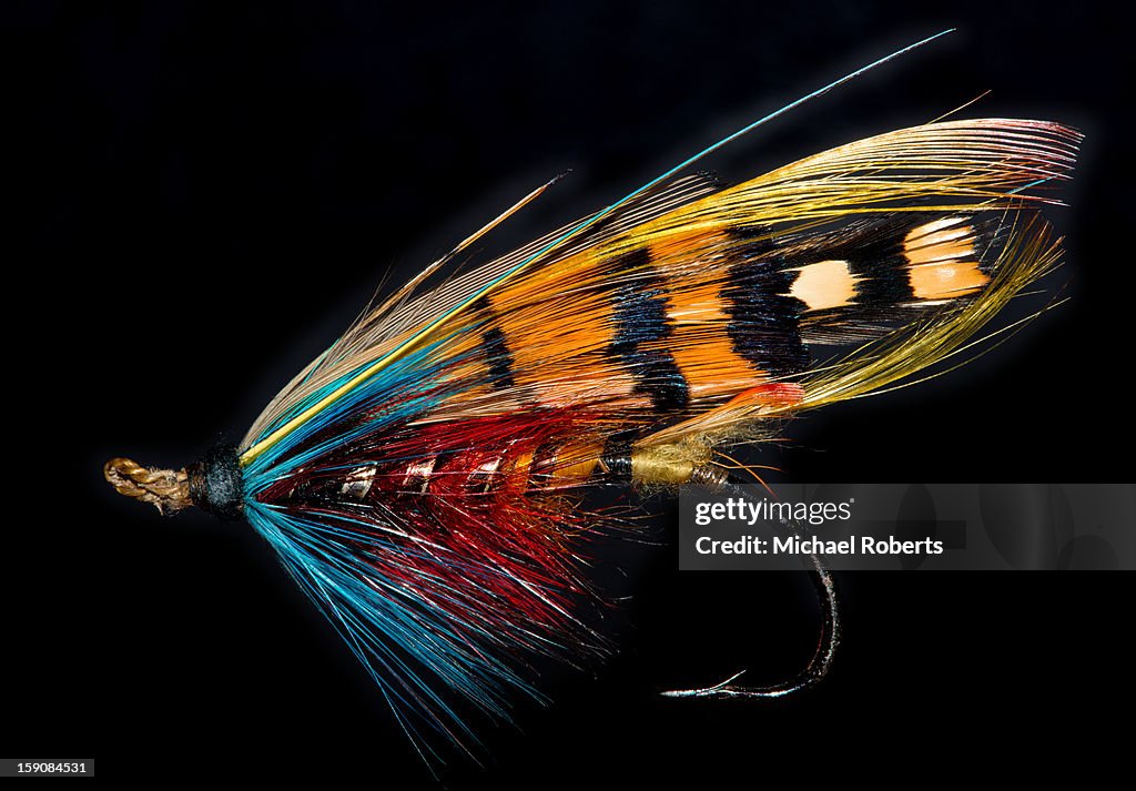 Gut-eyed Durham Ranger salmon fly