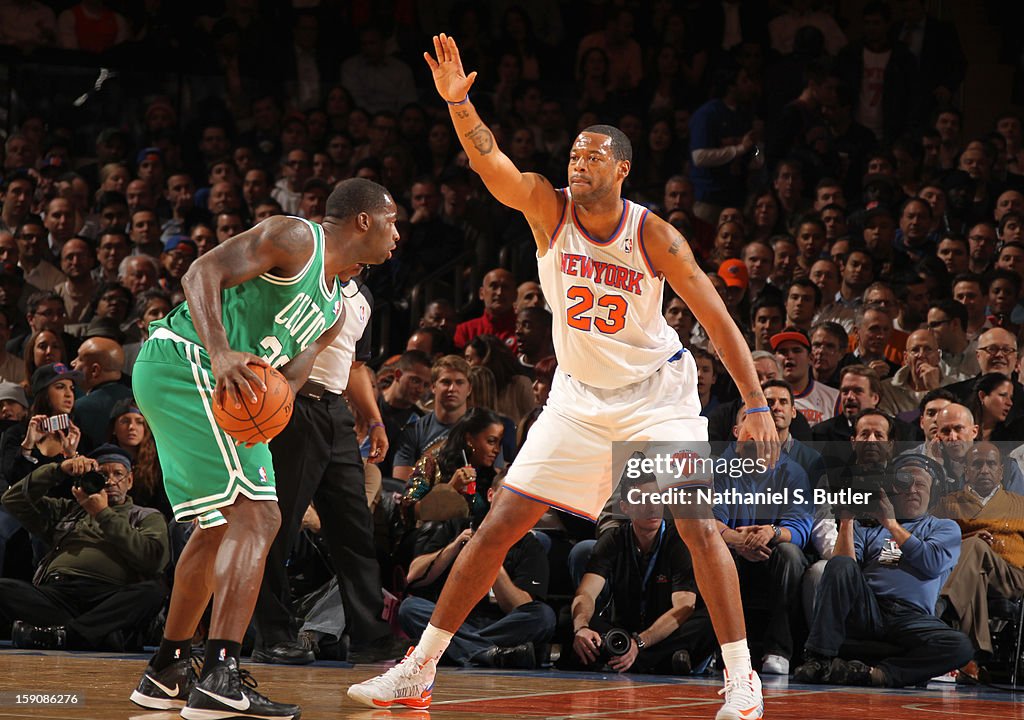 Boston Celtics v New York Knicks