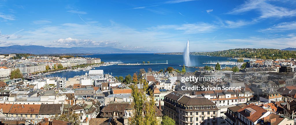 View of Geneva from St. Pierre Cathedral