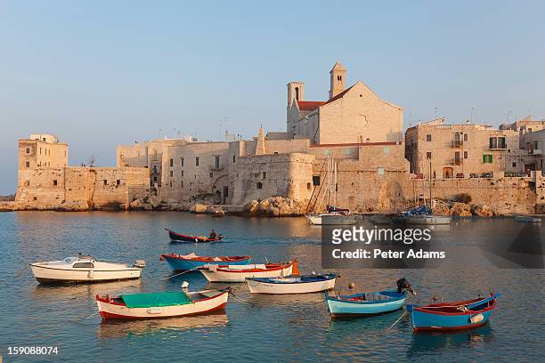 harbour, giovinazzo, puglia, italy - bari 個照片及圖片檔