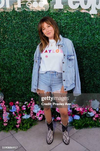 SoFi and PEOPLE host Ashley Tisdale at their Taylor Swift pre-concert party at The Shay on August 03, 2023 in Culver City, California.