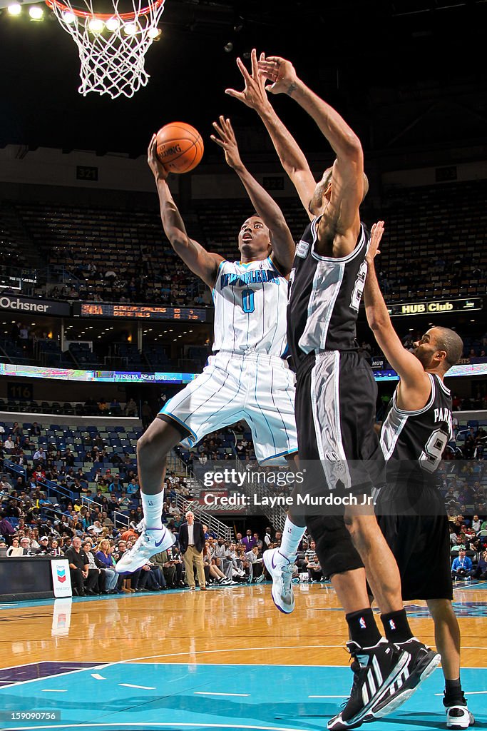 San Antonio Spurs v New Orleans Hornets