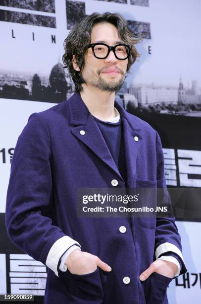 Ryoo Seung-Bum attends the 'The Berlin File' Press Conference at Apgujeong CGV on January 7, 2013 in Seoul, South Korea.