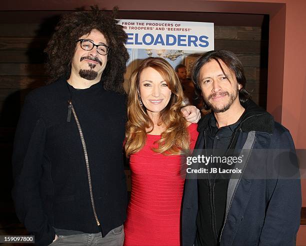 Adam Duritz, Jane Seymour and Clifton Collins Jr. Attend the 'Freeloaders' Premiere held at Sundance Cinema on January 7, 2013 in Los Angeles,...