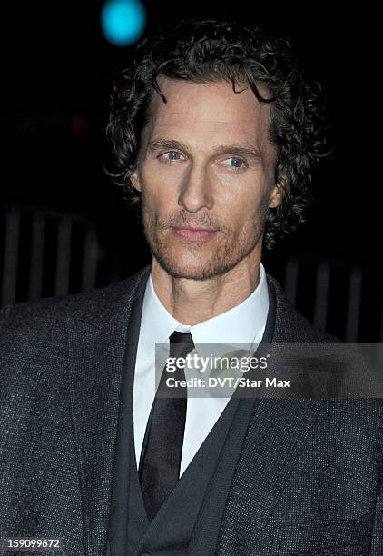 Actor Matthew McConaughey as seen on January 7, 2013 in New York City.