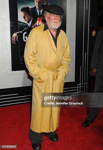 Actor Nick Nolte attends the "Gangster Squad" Los Angeles premiere held at Grauman's Chinese Theatre on January 7, 2013 in Hollywood, California.