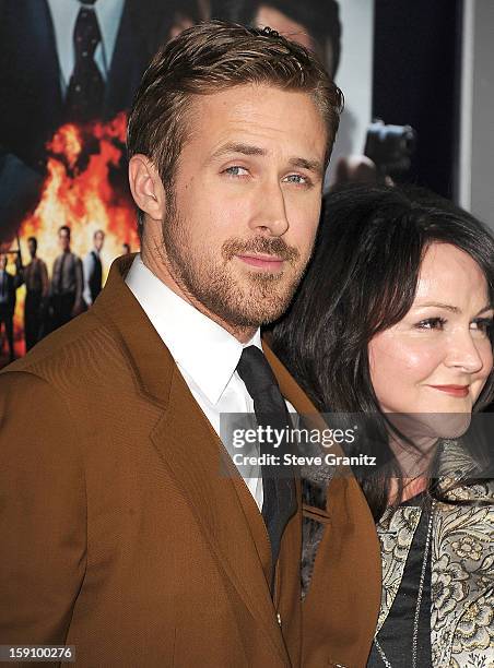 Ryan Gosling arrives at the "Gangster Squad" - Los Angeles Premiere at Grauman's Chinese Theatre on January 7, 2013 in Hollywood, California.