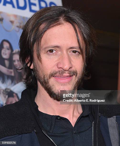 Actor Clifton Collins Jr. Arrives to the premiere of Salient Media's "Freeloaders" at Sundance Cinema on January 7, 2013 in Los Angeles, California.