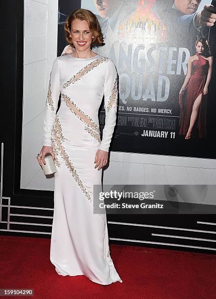 Mireille Enos arrives at the "Gangster Squad" - Los Angeles Premiere at Grauman's Chinese Theatre on January 7, 2013 in Hollywood, California.