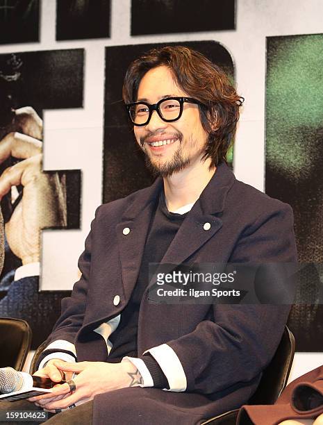 Ryoo Seung-Bum attends the 'The Berlin File' Press Conference at Apgujeong CGV on January 7, 2013 in Seoul, South Korea.