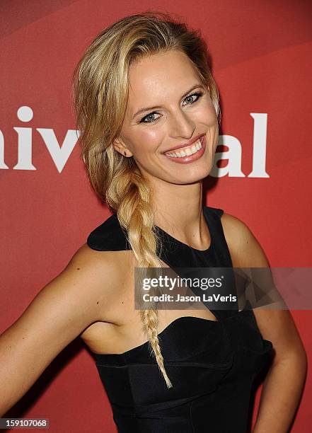 Karolina Kurkova attends the 2013 NBC TCA Winter Press Tour at The Langham Huntington Hotel and Spa on January 7, 2013 in Pasadena, California.