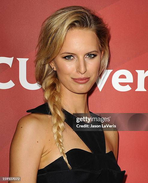 Karolina Kurkova attends the 2013 NBC TCA Winter Press Tour at The Langham Huntington Hotel and Spa on January 7, 2013 in Pasadena, California.