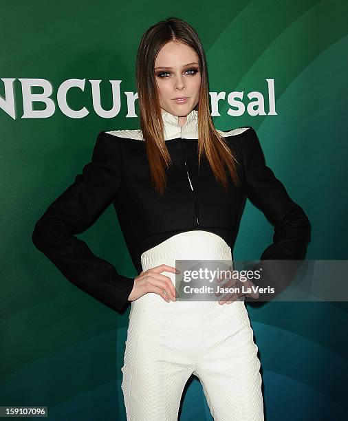 Coco Rocha attends the 2013 NBC TCA Winter Press Tour at The Langham Huntington Hotel and Spa on January 7, 2013 in Pasadena, California.