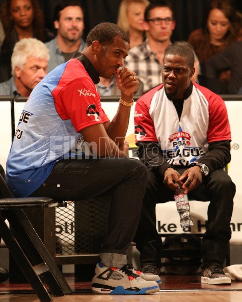 Clipper Chris Paul and Actor...