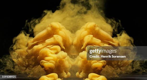 smoke - yellow smoke stock pictures, royalty-free photos & images