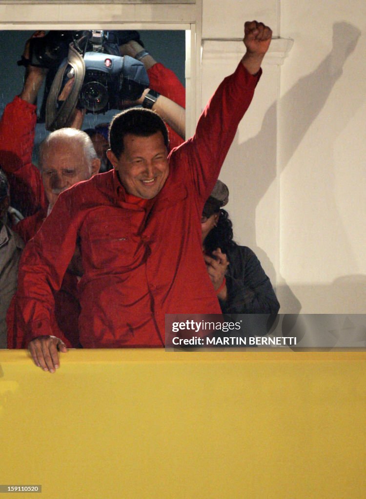 TOPSHOT-VENEZUELA-ELECTION-CHAVEZ