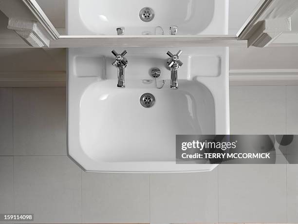 bathroom sink - bathroom sink stock pictures, royalty-free photos & images