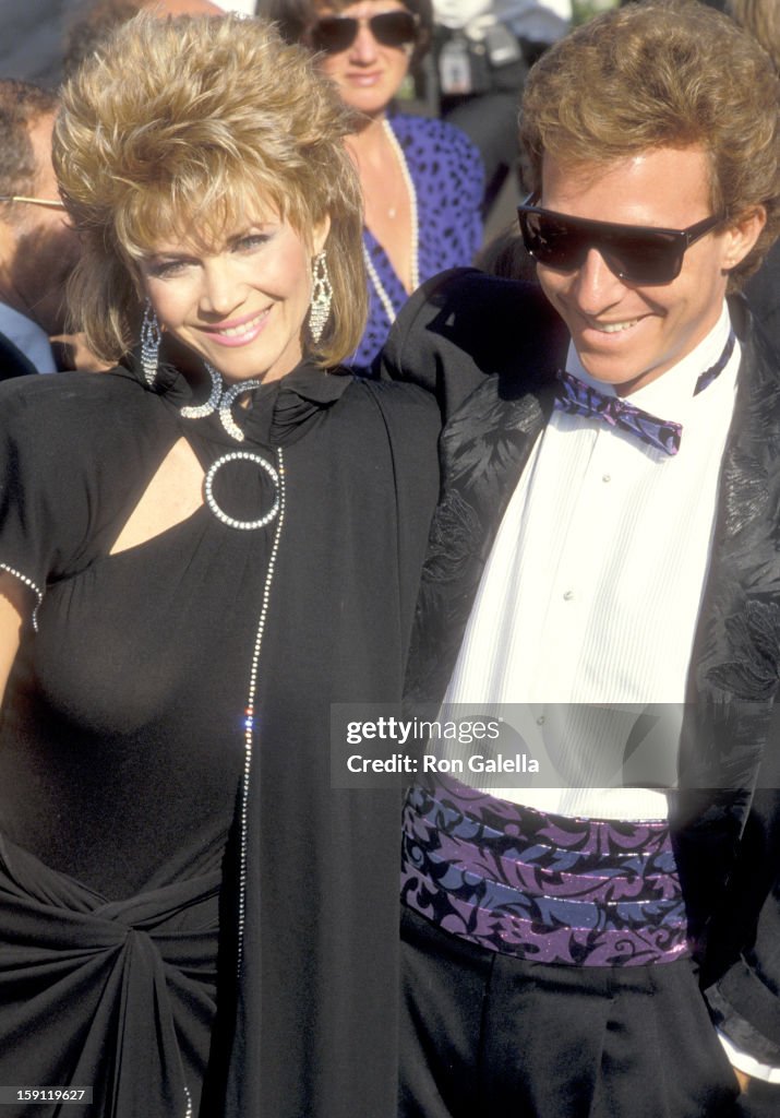 Actress Markie Post and husband writer Michael A. Ross attend the ...