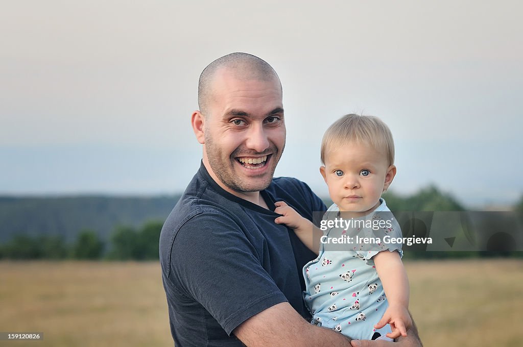 Father and daughter