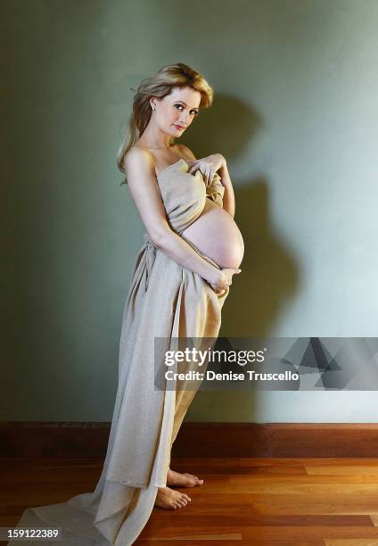 Holly Madison pregnancy portraits, photographed at Casa Luca Marco on January 8, 2013 in Las Vegas, Nevada.