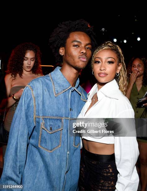 Jahi Di'Allo Winston and Lexi Underwood at the Variety Power of Young Hollywood Event at NeueHouse Hollywood on August 10, 2023 in Hollywood,...
