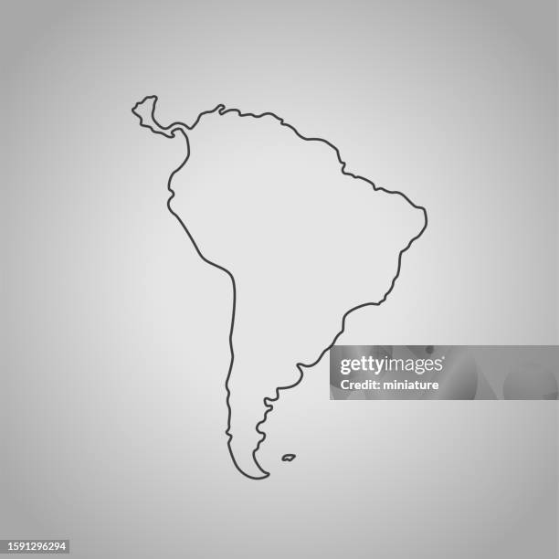 ilustraciones, imágenes clip art, dibujos animados e iconos de stock de américa del sur mapa - venezuela