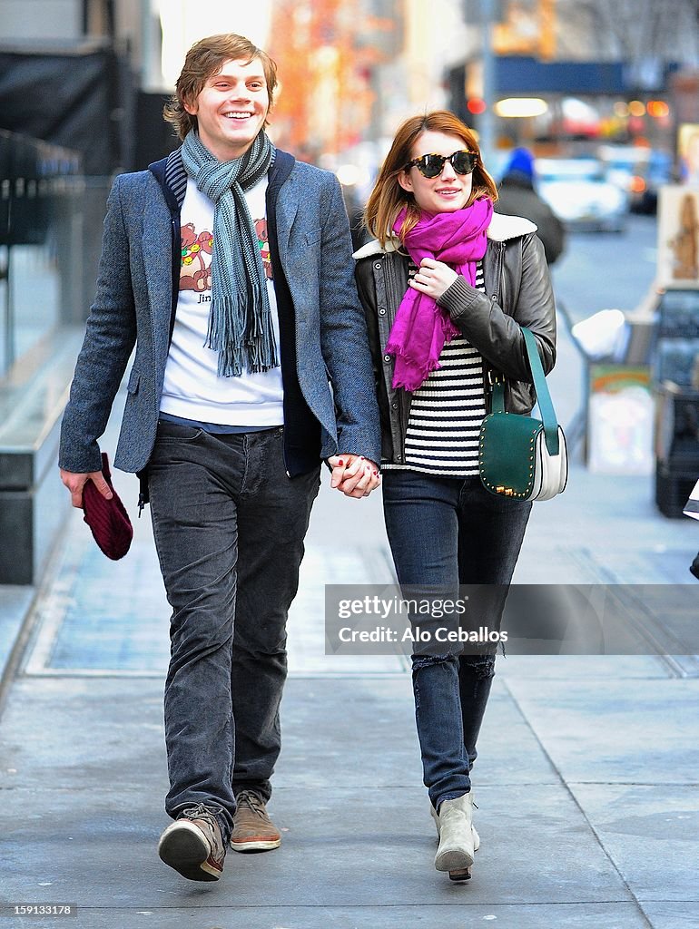 Celebrity Sightings In New York City - January 8, 2013