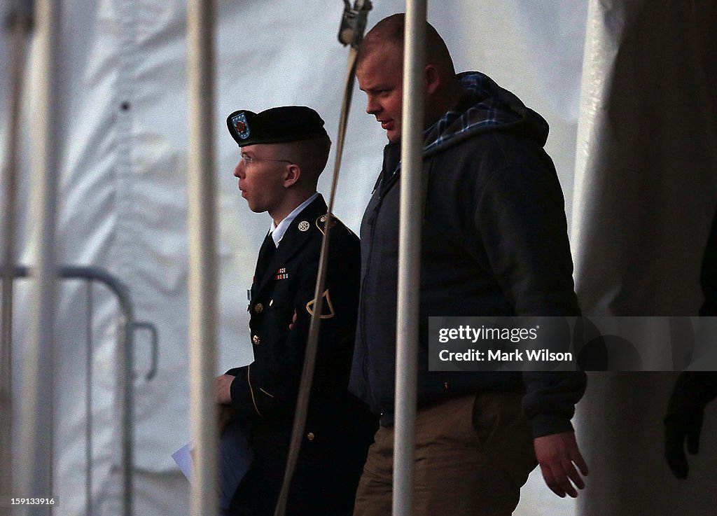 Motion Hearing Held In Bradley Manning Military Trial