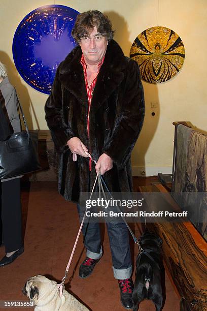 Didier Ludot attends the 'Sorcieres' exhibition preview at Galerie Pierre Passebon on January 8, 2013 in Paris, France.