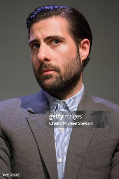 Actor Jason Schwartzman attends "A Glimpse Inside The Mind Of Charles Swan III" at the Apple Store Soho on January 8, 2013 in New York City.