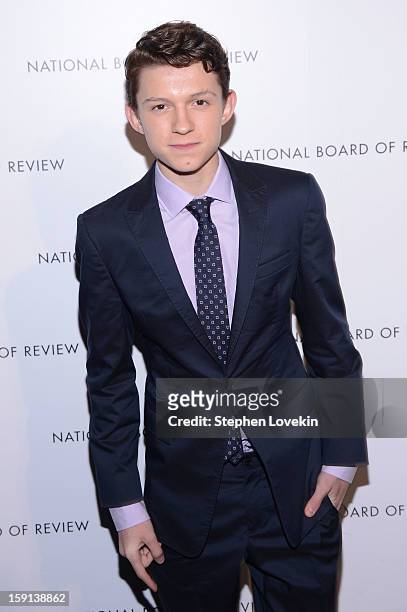 Actor Tom Holland attends the 2013 National Board Of Review Awards at Cipriani 42nd Street on January 8, 2013 in New York City.