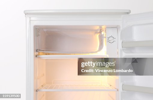 Empty refrigerator Empty refrigerator