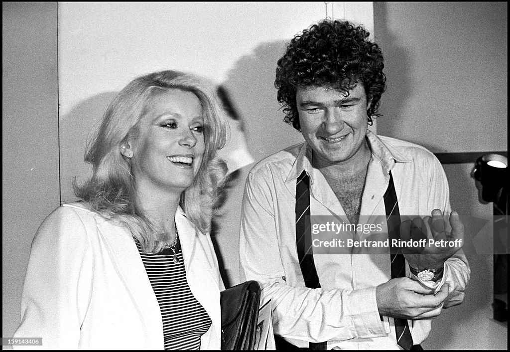 Robert Charlebois Premiere At Palais Des Congres Venue In Paris In 1979