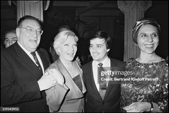 Leon Zitrone Line Renaud Thierry Le Luron And Alice Sapritch Attend leon-zitrone-line-renaud-thierry-le-luron-and-alice-sapritch-attend