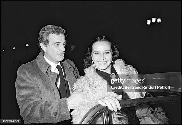 Jean Paul Belmondo and Laura Antonelli.