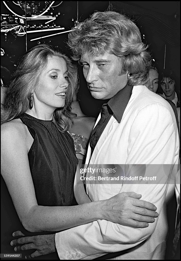 Johnny Hallyday 38 Years Old Birthday Party In 1981
