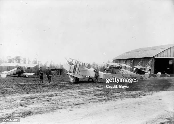 World War I, French fighter squadron .