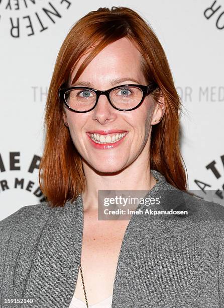 Executive producer/showrunner Anna Fricke attends an evening with Syfy's 'Being Human' at The Paley Center for Media on January 8, 2013 in Beverly...