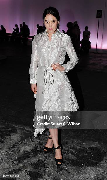 Tallulah Harlech attends the J.W. Anderson show at the London Collections: MEN AW13 at The Old Sorting Office on January 9, 2013 in London, England.