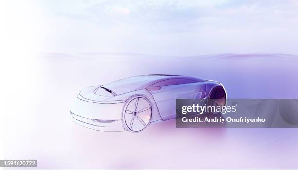 concept car - drawing stock pictures, royalty-free photos & images